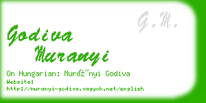 godiva muranyi business card